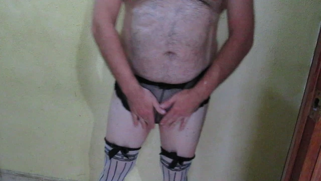One of my wife boxer and short skirt