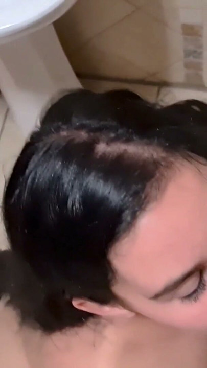Ass rimming, blowjob with cum facial and piss the cum off her face | Clip 1
