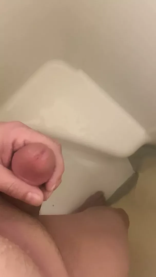 Shower cumshot