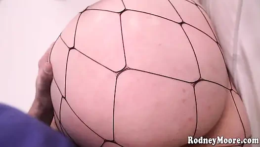 BBW Scarlet LaVey goth huge boobs swallow