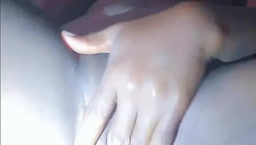 Naughty honey teenage girl touching herself