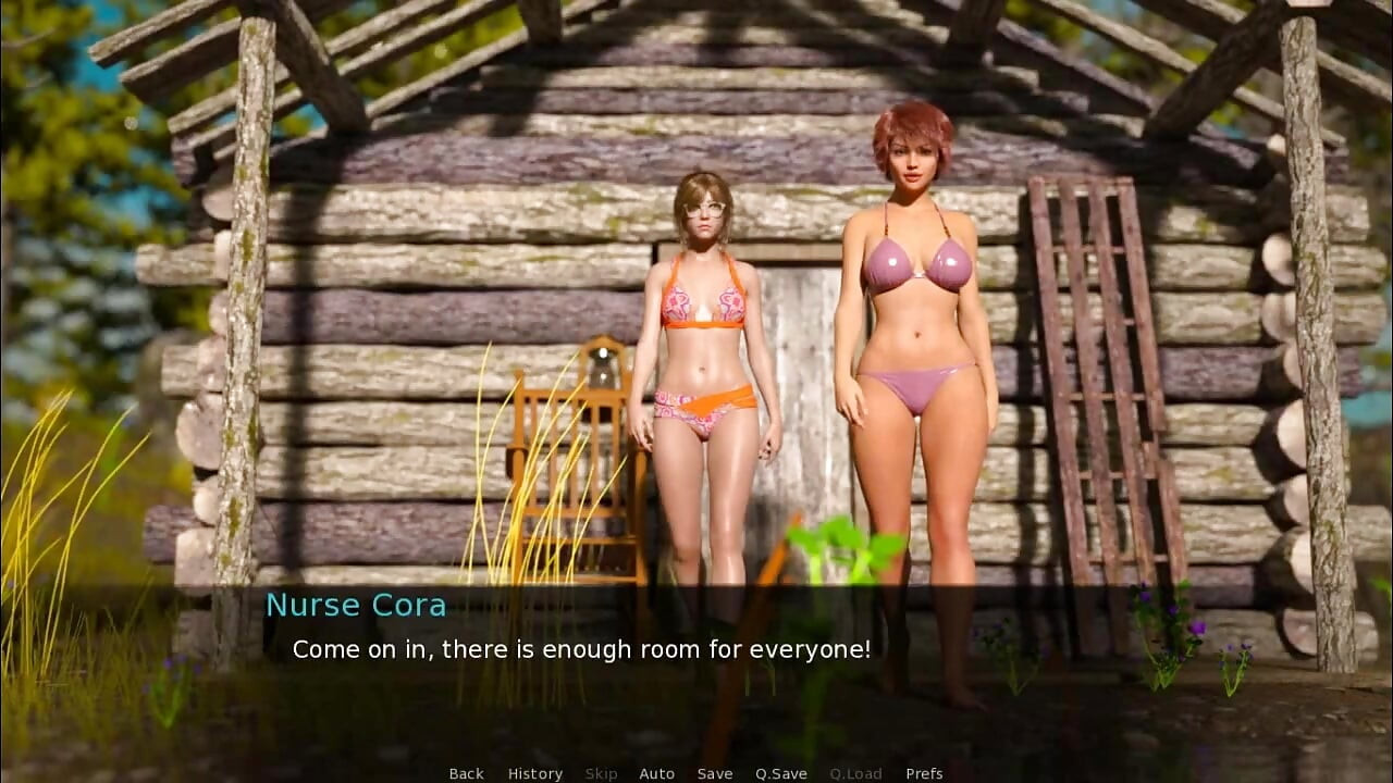 Dusklight manor: hot girls swimming in the lake ep 60