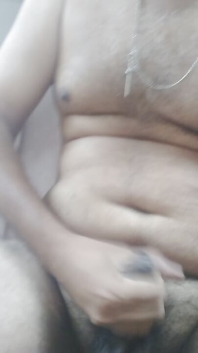 Solo Hairy Guy Fucks