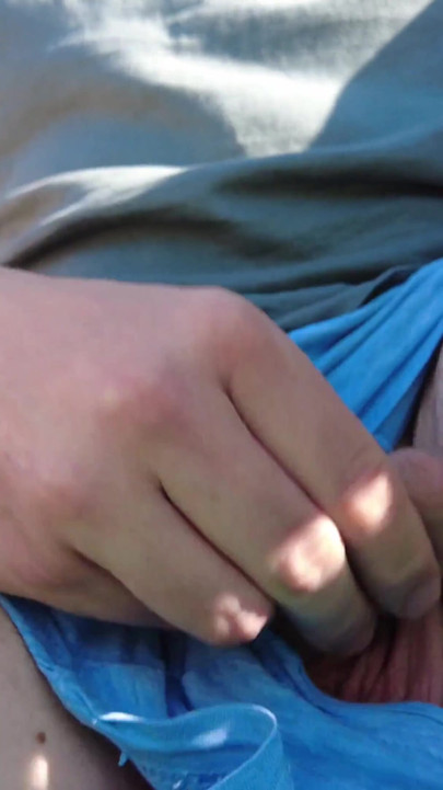 Ultra risky masturbation on the dike | Clip 2
