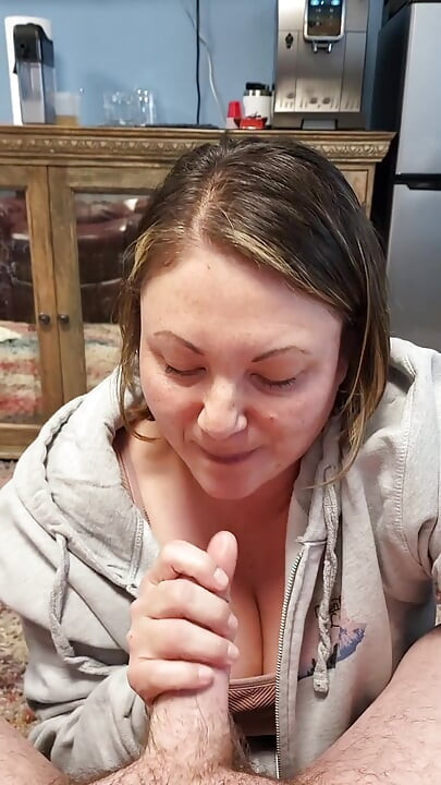 Works so hard for the cum beautiful passionate sexy milf loves cum and cumming cums again and again sucking his cock so good