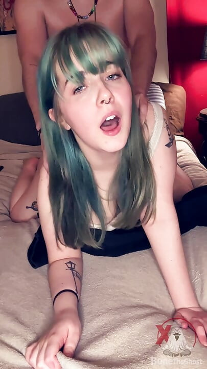 Fucked A Cute 18 yo With Blue Hair