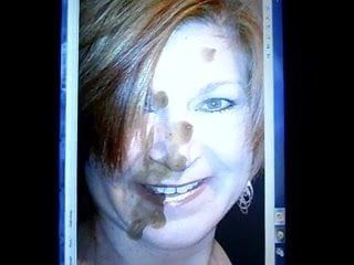 Трибьют для спермы, камшот на лицо, девушка 2012