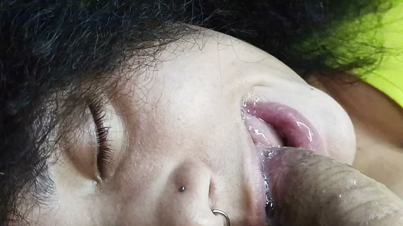 CLOSE UP CREAMPIE - she fucked until the cuckold couldn't resist and ejaculated all his hot milk.