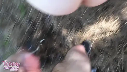 Спариваюсь с Celestina на природе