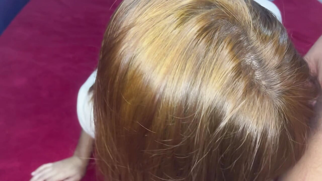 Friend from work went home quickly but couldn't resist, sucked and got milk in her pussy