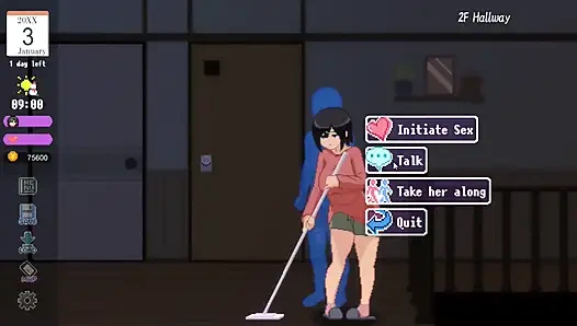 Hentai Game – Busty Big Boobs & Thick Ass Babe Hardcore Sex Scene in Winter