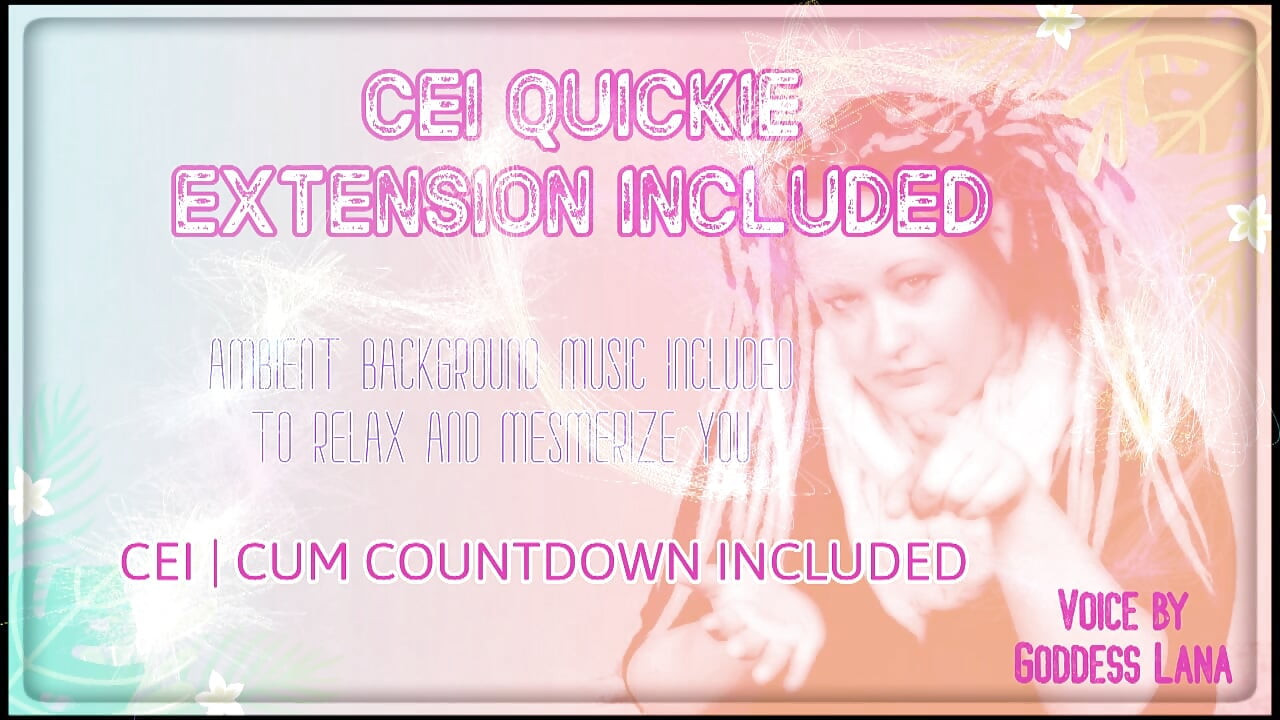 AUDIO ONLY - CEI quickie extension included enhanced audio