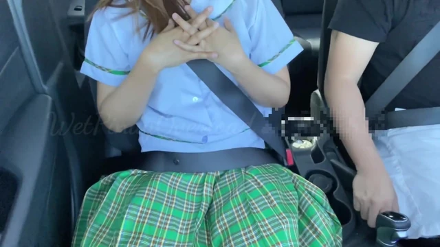Car Outdoor Masturbation With Horny Friend’s Stepdad
