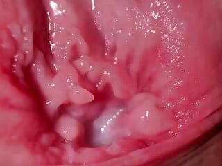 Super close-up - dit is hoe de binnenkant van de vagina eruit ziet