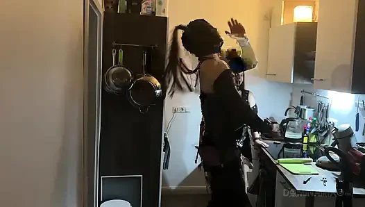 Kitchen Fisting Frenzy - Mature Sluts Stretched Wide Open