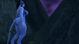 Cock Hungry Draenei Talking Some Small Cocked Stud Off