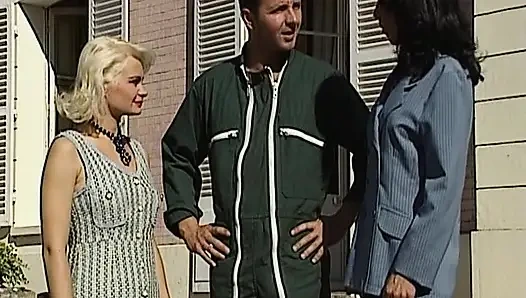 Fisting, süchtige deutsche puppen, die schwanz im dreier im freien teilen