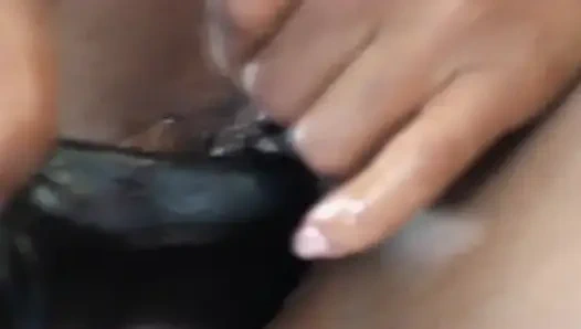 Fransa'dan zenci hatun büyük zenci içine almayı seviyor