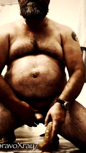 Spectacular moment from "BravoXray7 Bear Exploring While The Wife Is Away For Pay."