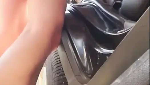 Sex in the Morning in the Park with a Hot Woman