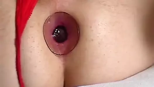 Riding my littel friend and Gape my Cunt