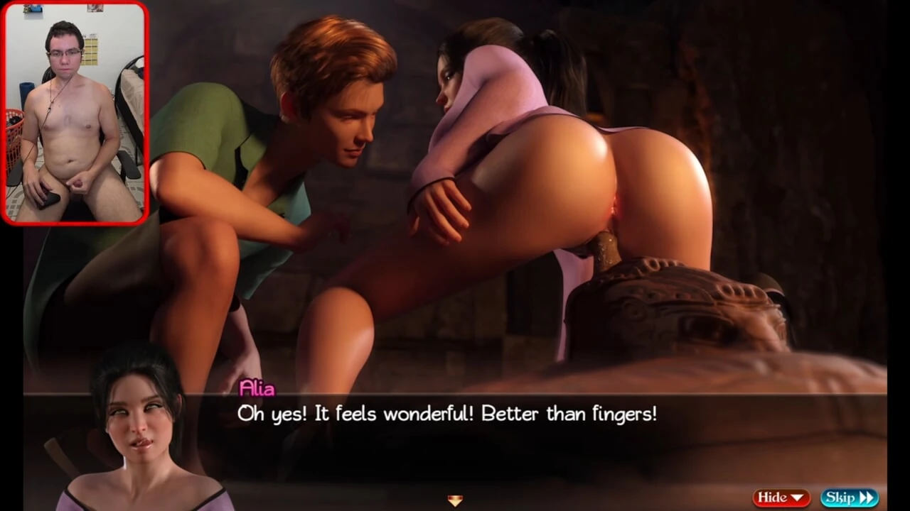 A young, virgin girl is fucking an ancient dildo hard while I… (Treasure of Nadia Gameplay5)