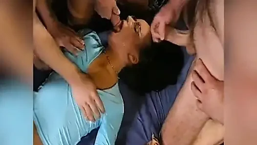 Glasses Covered in Cum - Slut Takes Massive Facial