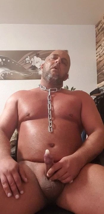 Cumming in Kondom for Master FRANK