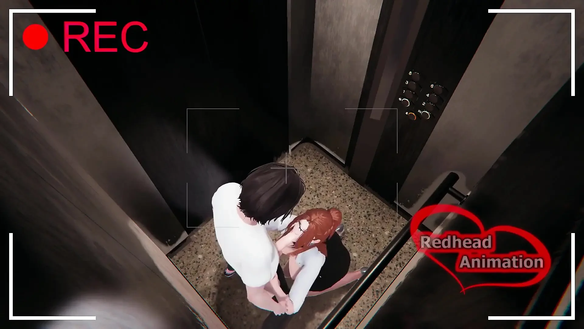 The Ai Camera Catches a MILF and Neighbor Fucking in the Elevator