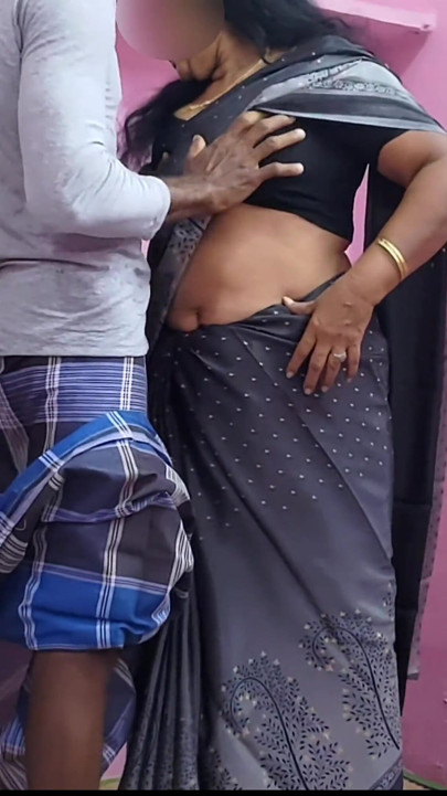 I went behind her and hugged her