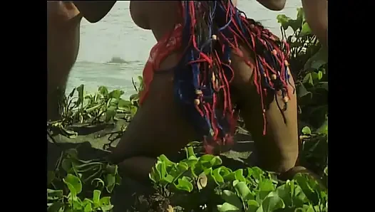 Interracial Fuck in the Middle of Nature