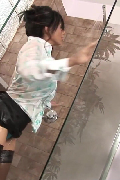 Horny wife with big boobs gets hammered deep by her husband under the shower