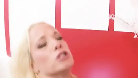 Blondes in Heat Scene-4 Blonde and Brunette Lesbian Friends Fuck Each Other with Their Strap-on