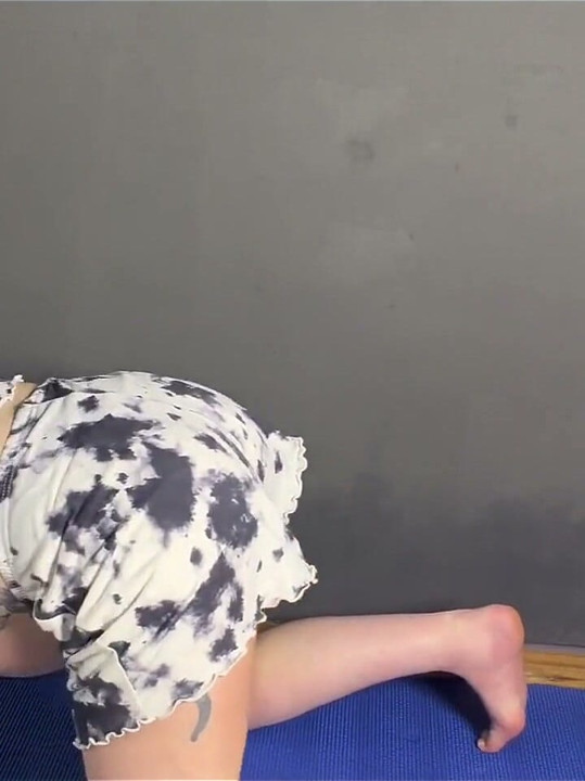 Pregnant Woman Doing a Fitness Workout