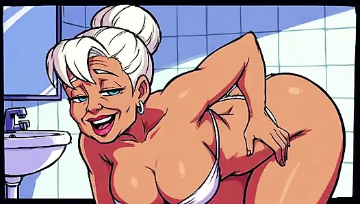 Ai Bathroom Scenes Teasing Shaking Ass