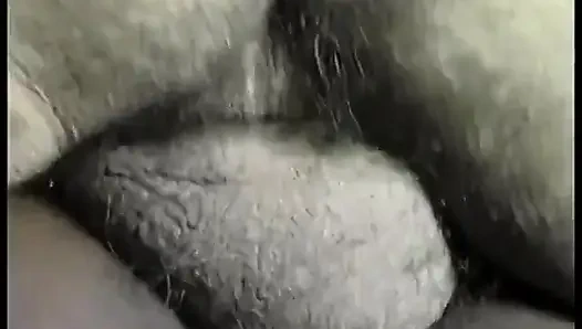 Heißes schwarzes schätzchen strippt und lutscht dann an einem großen schwarzen schwanz