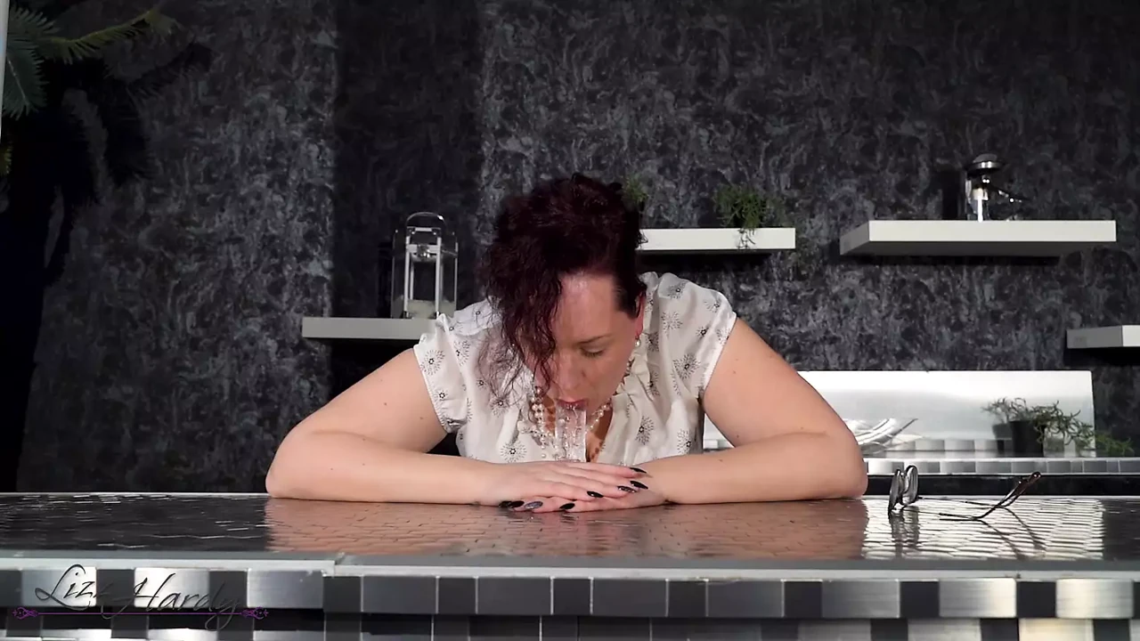 Welcome to the LizzHardy show where she shoves a dildo deep in her throat