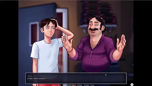 Summertime saga - Eva had her baby ... Johannes fucked Maria while tony was there