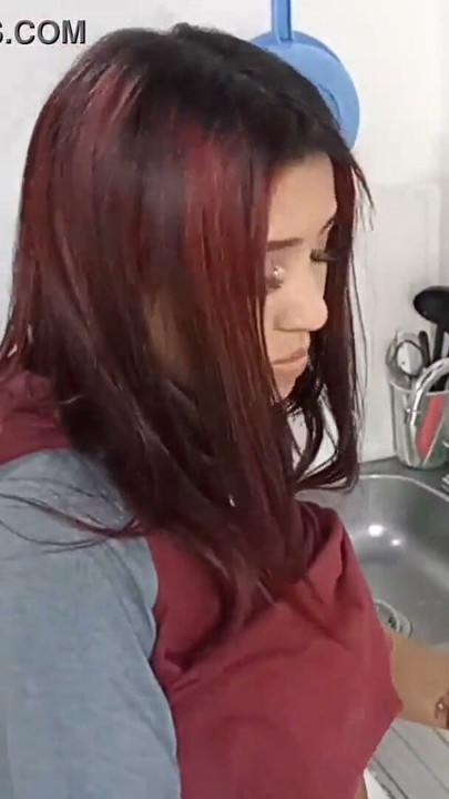teen hot amateur brunette with her work friend let herself be filmed because of the friendship they have and those tits | Clip 1