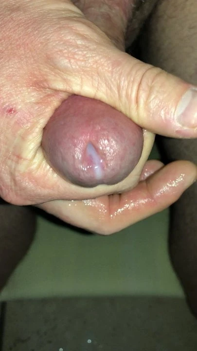 Wet cock cum