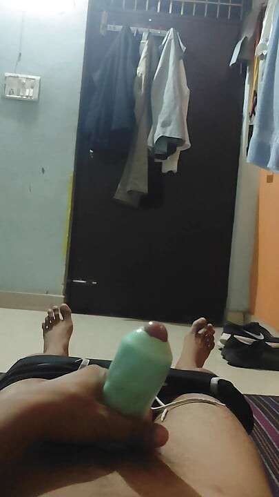 Ripped apart and Enjoying with massager.