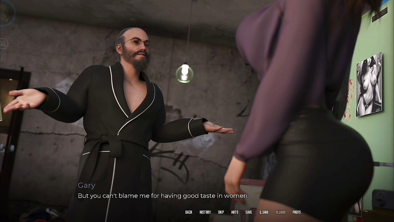 În Securitate - Luna curăță apartamentul bătrânului pervers Gary