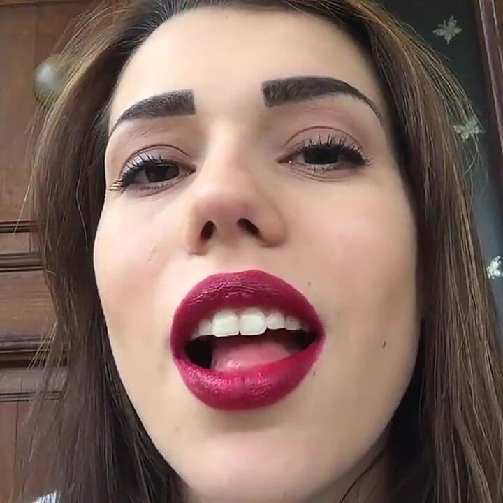 Marvelous brunette is teasing everyone with her beauty