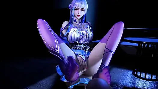 Göttin Glow Dateien: animierte schönheit erwartet - 3D-Animation hentai
