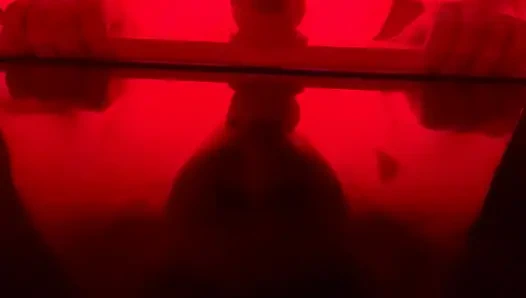 BBW MILF nimmt dildo schmutzig pOV tief in den hals