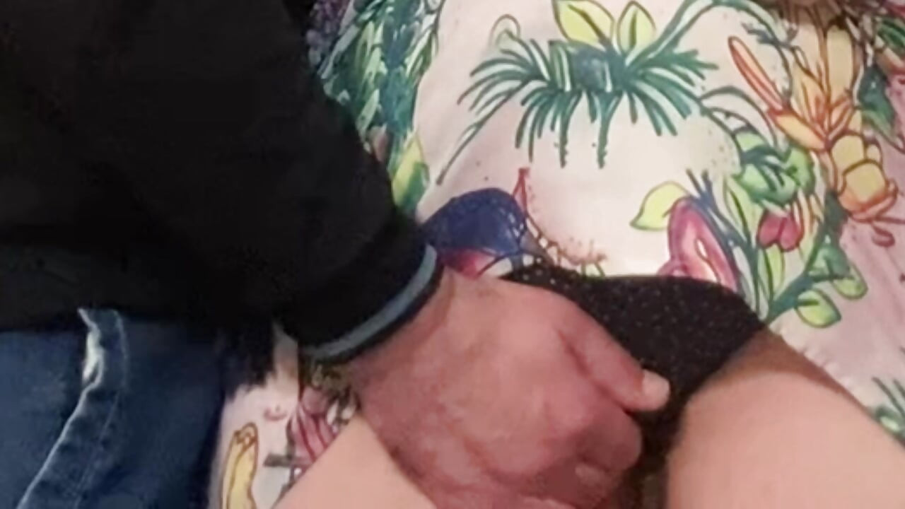 Strange Perv Fingered MILF in Subway