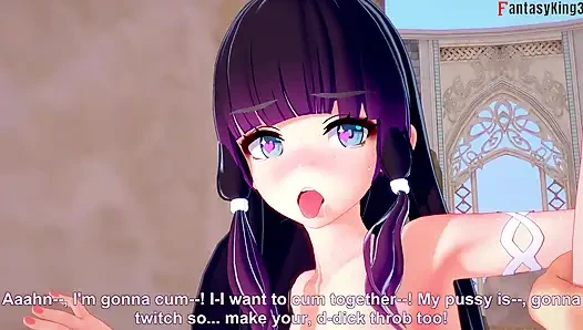 Columbina blowjob - Genshin Impact