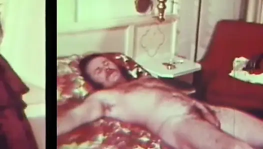 Threesome vintage jahat untuk kontol besar