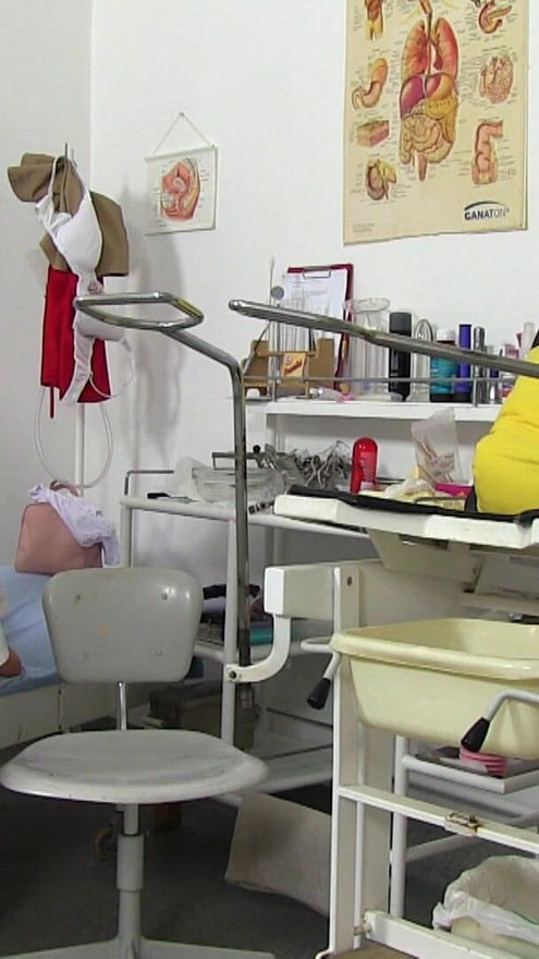 Natural big busty stepmom caught on her gyno exam | Clip 2