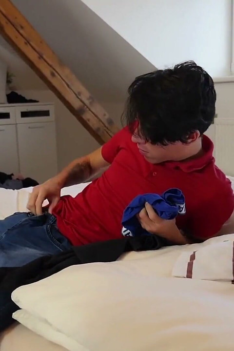 Stepdaddy on Twink Stepdad Eric Lenn Mounts Stepson Roman Capellini on Erect Meat